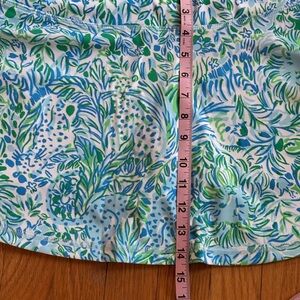 Lilly Pulitzer Blue and Green Floral Skort